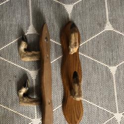 Râtelier en pate de chevreuil