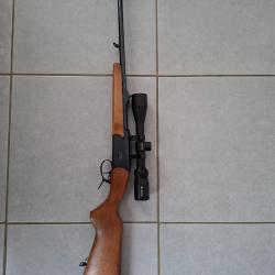 Carabine monocoup Baikal MP 18 MH 222 remington avec lunette Vortex 3-9x40