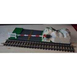 Passage à niveau électrique, Potence signalisation, Signal câblé 3 feux Jouef