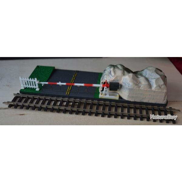 Passage  niveau lectrique, Potence signalisation, Signal cbl 3 feux Jouef