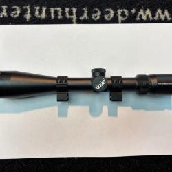 Lunette DELTA optical 2.5-10x50HD point rouge , titanium enchere destockage chasse