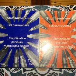 Livre Identification des cartouches par leurs marquages colorés OGIVE Volume 1 et 2