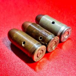 Cartouche 45 ACP neutralisée