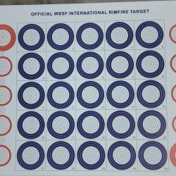 Cibles carton 22 hunter bench rest