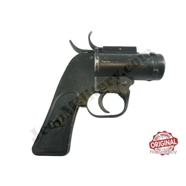 Pistolet lance fuse, flare Gun, M8 1942 US WW2 Jeep willys Ford Hotchkiss M201 Dodge Wc Militaria