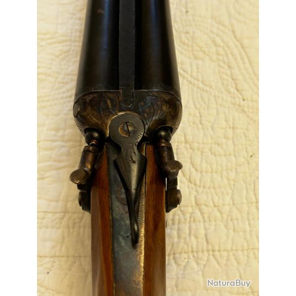 Fusil juxtapos  chiens calibre 12