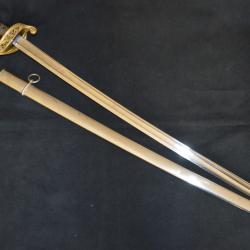 SABRE D'OFFICIER D'INFANTERIE MOD.1855-CHASSEURS A PIED-1870/1871-3° REPUBLIQUE-GUERRE 14/18