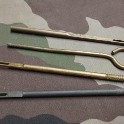 Lot de 3 baguettes nettoyage entretien armes Fran&ccedil;aises