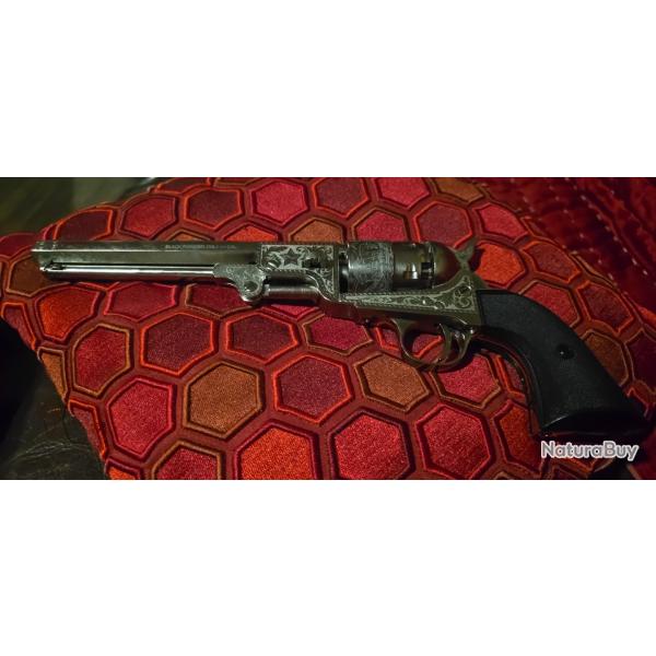 REVOLVER PIETTA 1851 NAVY NICKELE GRAVE CAL44