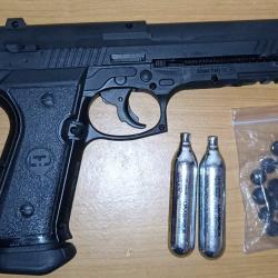 Pistolet CO2 LTL Alpha 1.50 19,9 joules pret à tirer