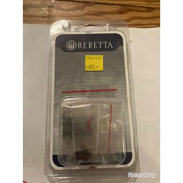 Hausse micromtrique et guidon en fibre pour Beretta 92 / 92A1 / 96A1 NEUF