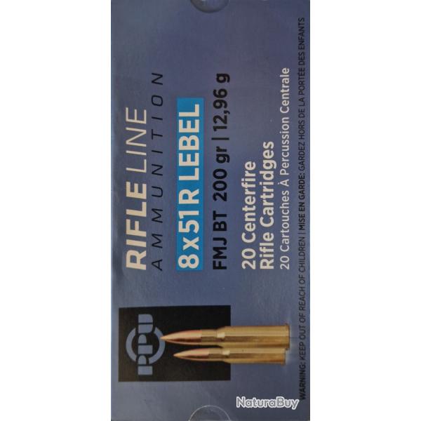 Munitions 8x51 lebel