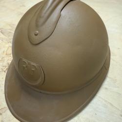 Casque Adrian WW1 Moutarde