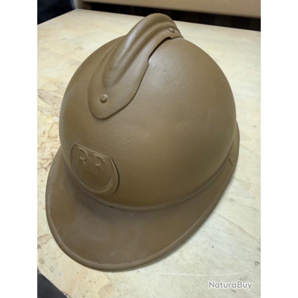Casque Adrian WW1 Moutarde