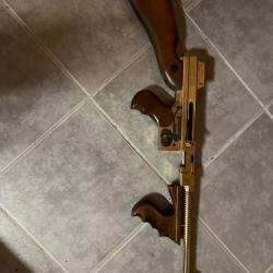 Airsoft Thomson plaqué or 24k