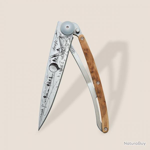 Couteau DEEJO 37G Genvrier / Art Dco