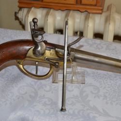 Pistolet à coffre 1777 A SILEX