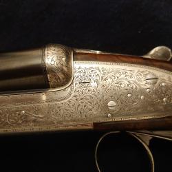 A. Cordy et fils, platine cal 12/70,bascule ronde finement gravée.