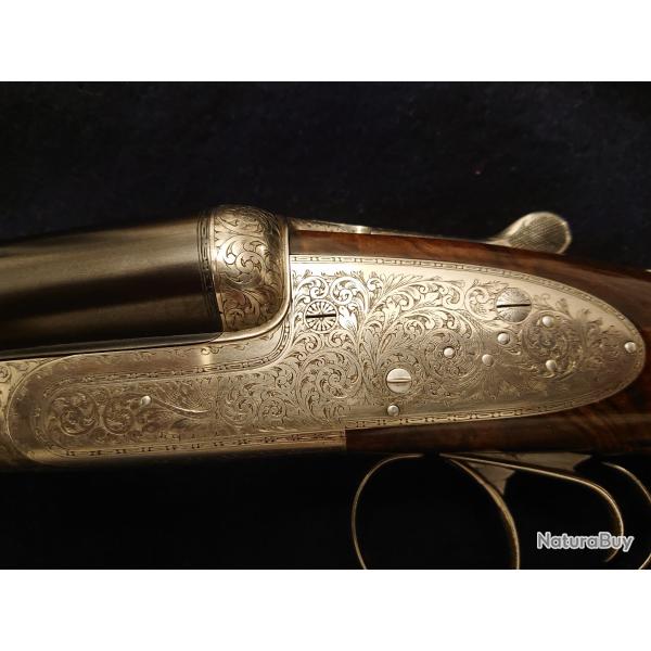 A. Cordy et fils, platine cal 12/70,bascule ronde finement grave.