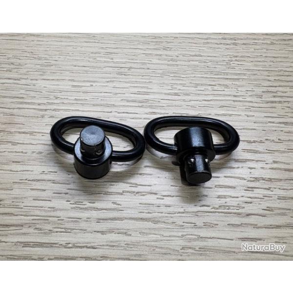 Lot de deux Attaches sangles QD
