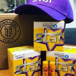 Vends 1 carton de 250 Cartouches Bornaghi Star calibre 20 24g 7.5