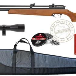 Pack carabine PCP Snowpeak PR900 G2 (19,9 joules) - Lunette et fourreau Bois