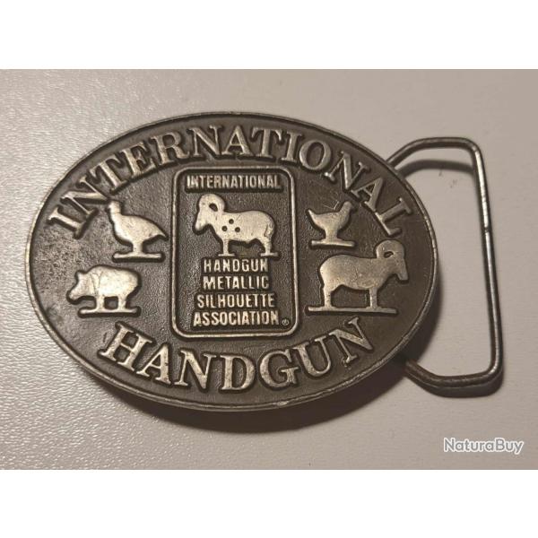 Boucle de ceinture IHMSA silhouette mtallique