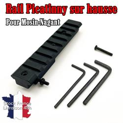 Rail picatinny pour Mosin-Nagant &agrave; la place de hausse