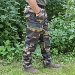 Pantalon treillis M64 4 poches toile de satin camo CE