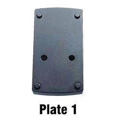 Embase montage pour point rouge sur rail Dovetail 11mm - Modèle 1