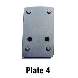 Embase montage pour point rouge sur rail Dovetail 11mm - Modèle 4