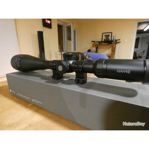 Lunette hawke Fast Mount 6-24x50 AO IR MILD-DOT