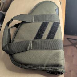housse  de transport et protection arme de poing KAKI