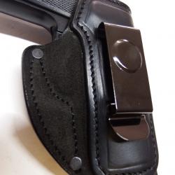 ETUI INSIDE à CLIP "TOWNSEND"en PEAU pour Walther PPK (entreprise artisanale française)