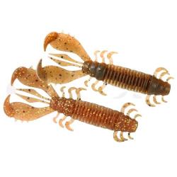 Leurre Souple Deps MS Craw 2,6" par 8 6,6cm Green Pumpkin Orange