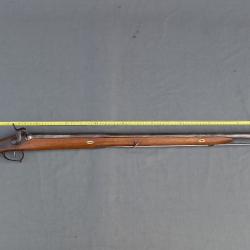 Canardière à percussion (ou gros fusil de chasse à poudre noire )