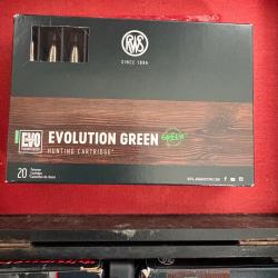 2 boites de Balle calibre 9,3x64 RWS évolution Green