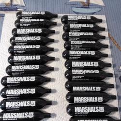 22 Cartouches  sparclettes C02 12 gr MARSHALS Black Power