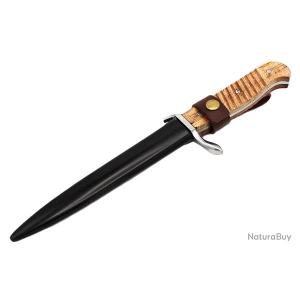 Poignard de tranche Allemand Daniel Herder Solingen fourreau noir