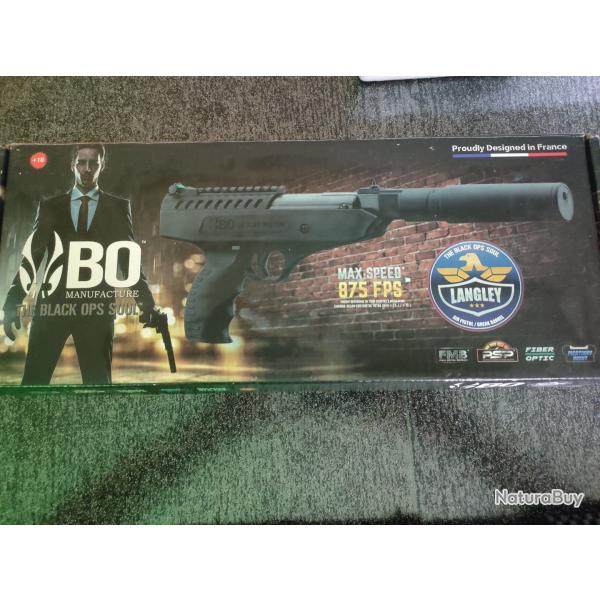 Neuf Pistolet Black ops 13 joules + 2 botes de plombs black ops extrme choc