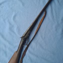 Fusil à chiens ancien