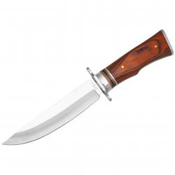 COUTEAU BSH N-216D CHASSE CLASSIQUE  Manche Bois ÉLÉGANT  Lame Robuste