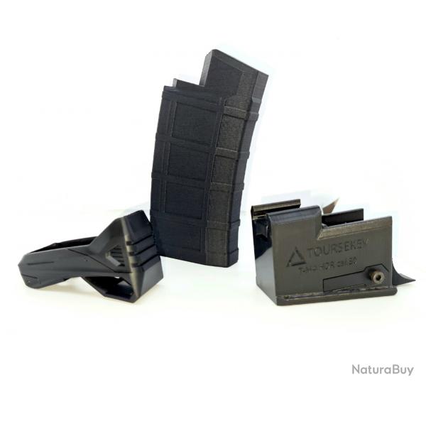 CHARGEUR TOURSEKEV POUR BARILLETS HDR50 CAL.50 T4E AVEC TALON DE CHARGEUR ET ATTACHE CHARGEUR