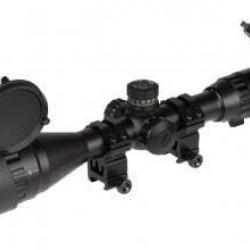 LUNETTE 3-12X40 MILDOT ROUGE/BLEU/VERT