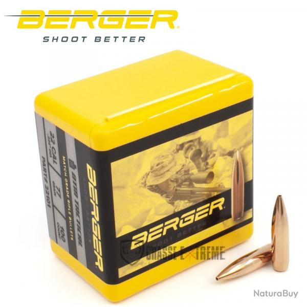 100 Ogives BERGER Cal 22 77gr OTM Tactical