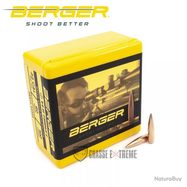 100 Ogives BERGER Cal 22 80gr VLD Target
