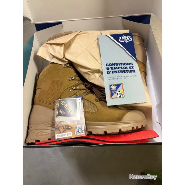 Chaussures de combat militaire Haix zone tempre