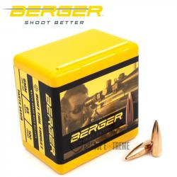 100 Ogives BERGER Cal 6mm 65gr BT Target