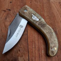 Joli Couteau CORSICA BERGER Manche en Corne de Bélier