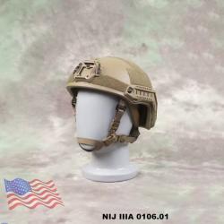 Casque Balistique NIJ 3A - FAST - Tan